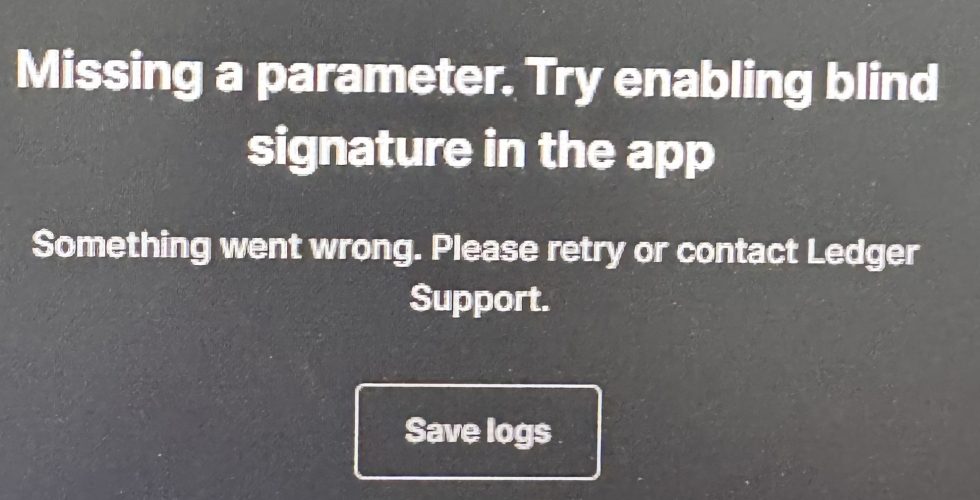 Cho phép Blind Signing trong ứng dụng Solana (SOL)
