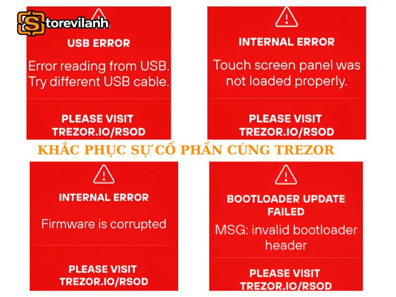 Cách khắc phục sự cố phần cứng Trezor nhanh chóng, an toàn