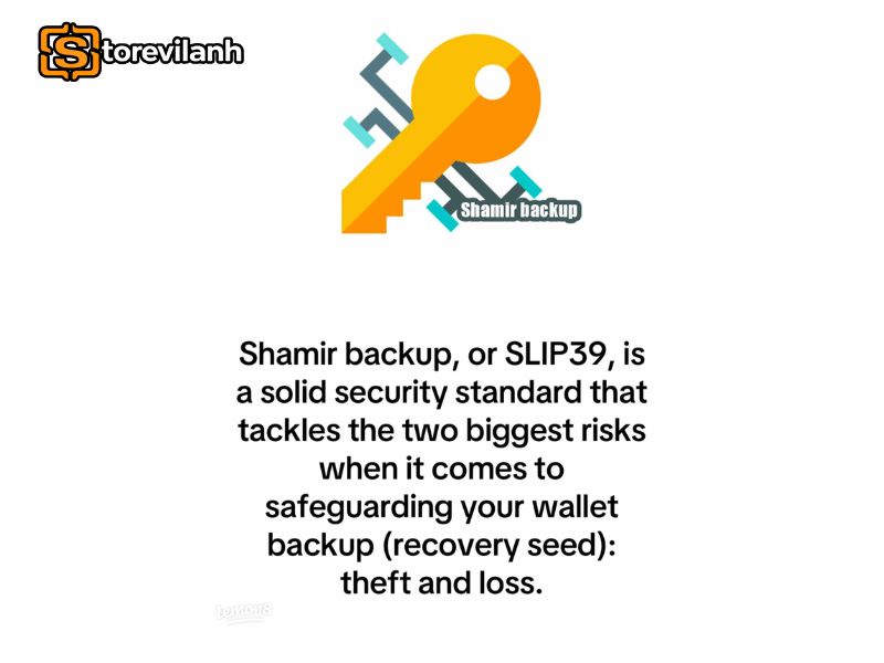 Shamir Backup chia seed th&agrave;nh nhiều phần, đủ ngưỡng mới kh&ocirc;i phục v&iacute; an to&agrave;n