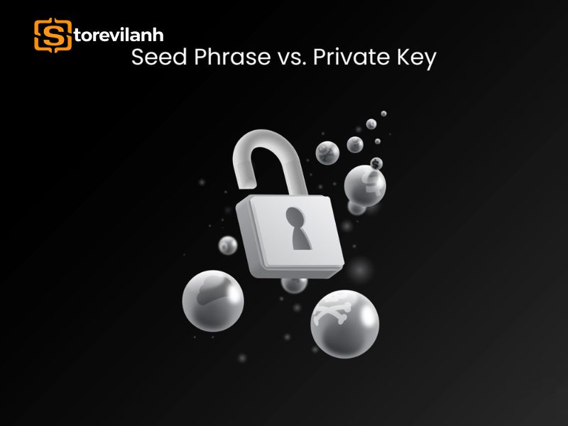 Seed phrase v&agrave; private key phải được bảo mật tuyệt đối để bảo vệ t&agrave;i sản