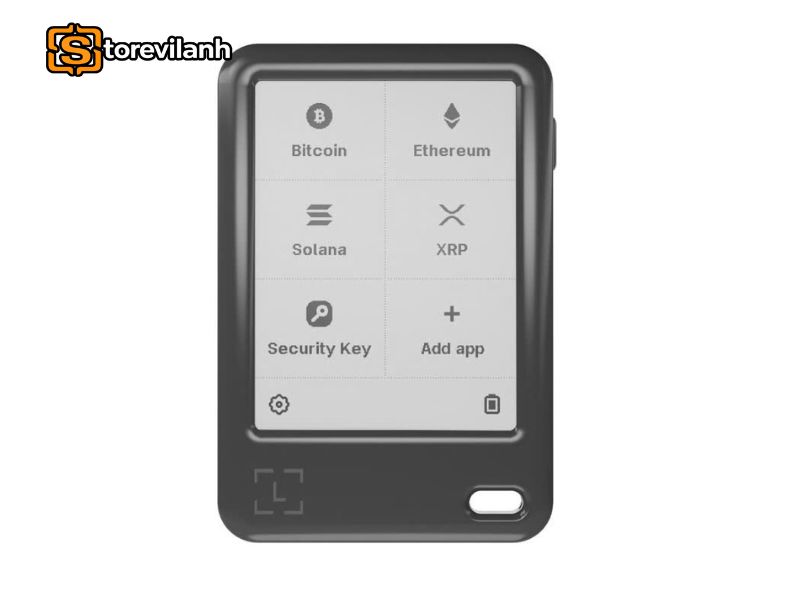Ledger Nano Gen5 sở hữu m&agrave;n h&igrave;nh cảm ứng E-Ink, hỗ trợ 15.000+ coin v&agrave; bảo mật cao