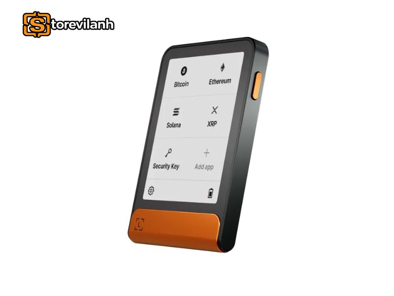 Ledger Flex bảo mật EAL6+, m&agrave;n h&igrave;nh cảm ứng