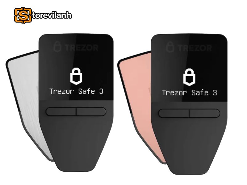 Trezor Safe 3 bảo mật EAL6+, hỗ trợ 9.000+ coin, t&iacute;ch hợp FIDO2
