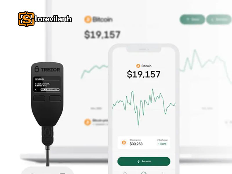 Trezor hỗ trợ hơn 8.000 coin v&agrave; token, quản l&yacute; đa t&agrave;i sản tiện lợi tr&ecirc;n một thiết bị