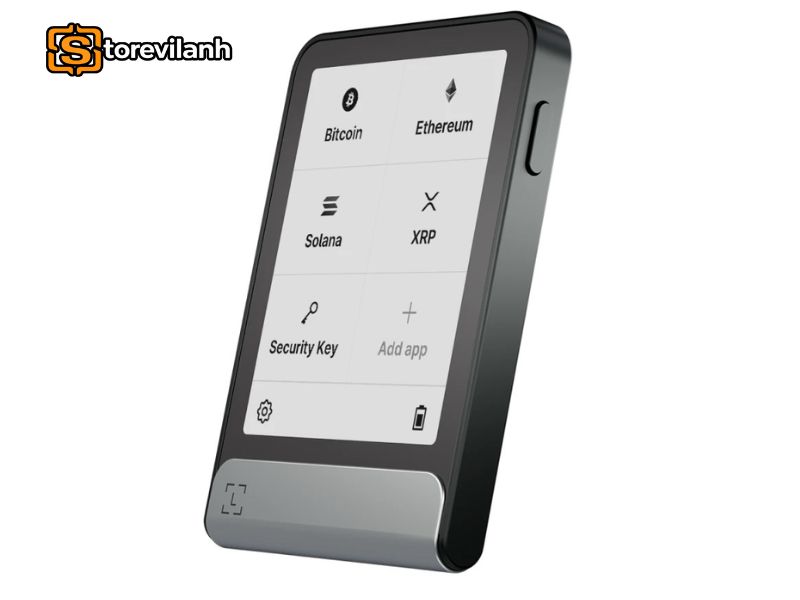 PIN nhập trực tiếp tr&ecirc;n v&iacute; phần cứng n&ecirc;n kh&ocirc;ng bị lộ qua m&aacute;y t&iacute;nh hay điện thoại