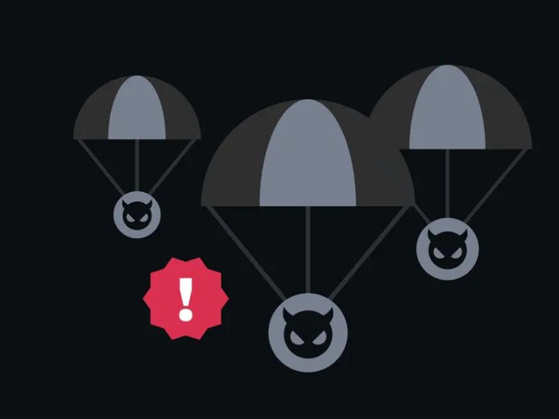 Token r&aacute;c v&agrave; airdrop giả mạo c&oacute; thể theo d&otilde;i v&iacute; hoặc dụ người d&ugrave;ng cấp quyền độc hại