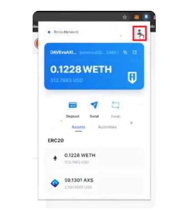 Truy cập mục My Account