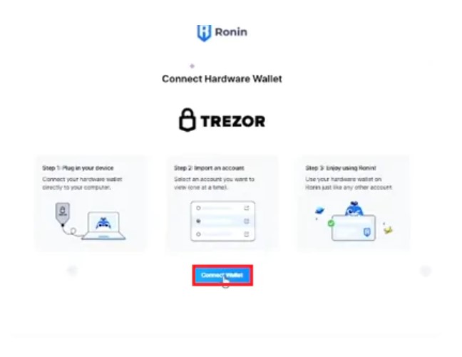 Nhấn Connect Wallet để x&aacute;c nhận kết nối