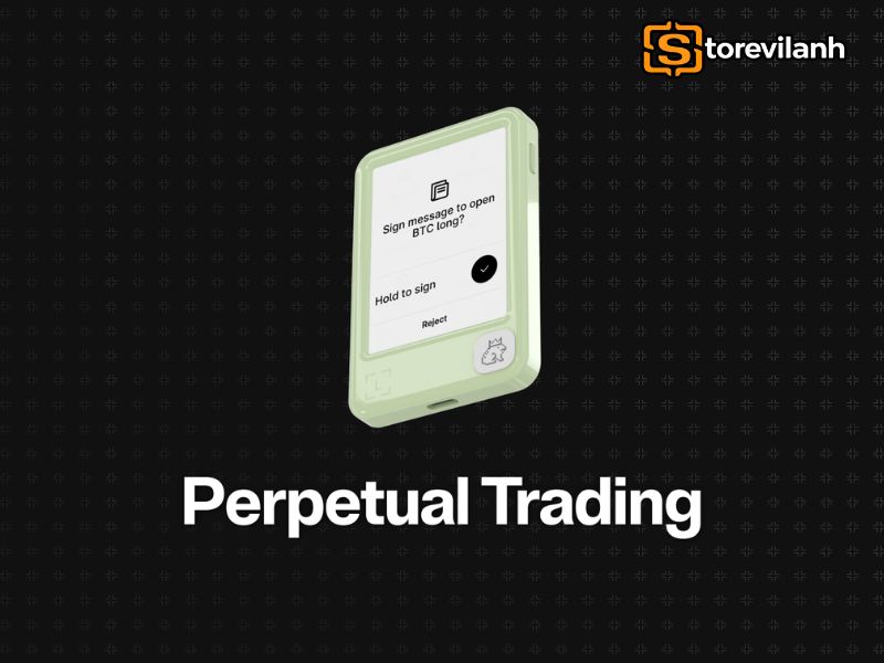 Perpetual Trading t&iacute;ch hợp Ledger Wallet gi&uacute;p giao dịch an to&agrave;n, minh bạch hơn