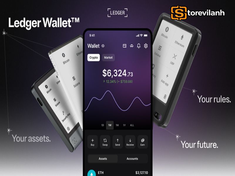 Giao dịch ph&aacute;i sinh ngay trong Ledger Wallet gi&uacute;p an to&agrave;n, minh bạch v&agrave; kiểm so&aacute;t t&agrave;i sản tốt hơn, kh&ocirc;ng cần rời v&iacute; lạnh