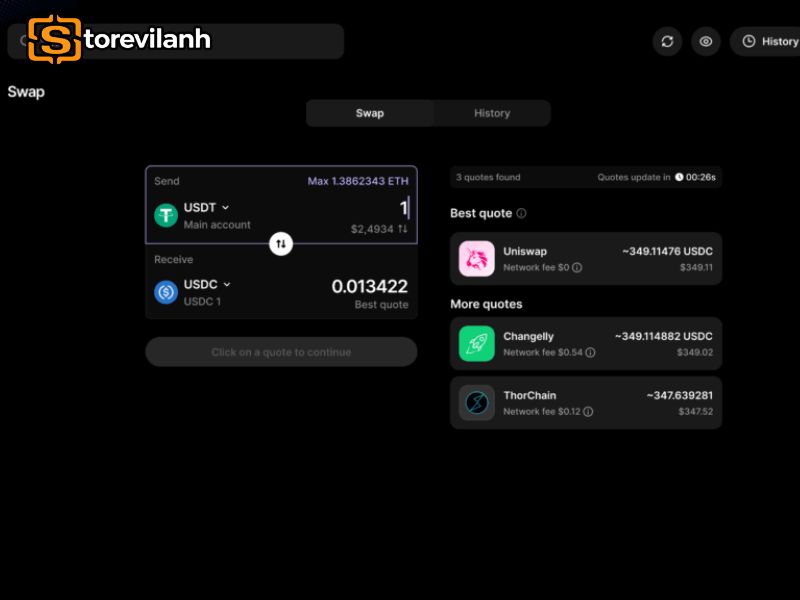 UniswapX tr&ecirc;n Ledger Wallet&trade; gi&uacute;p ho&aacute;n đổi nhanh, tối ưu gi&aacute;, giảm ph&iacute; gas v&agrave; tăng bảo mật