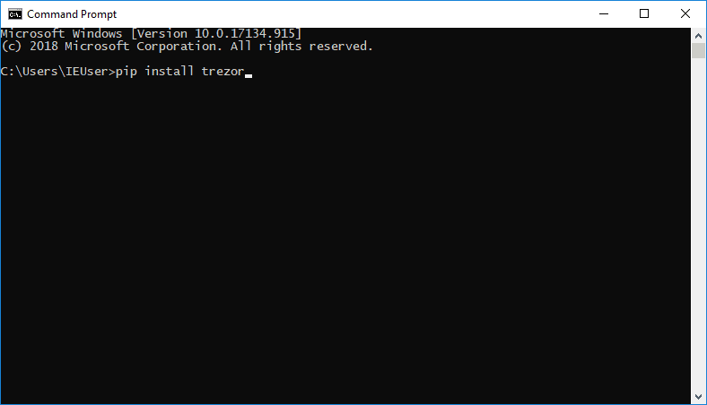 Tại cửa sổ Command Prompt nhập lệnh