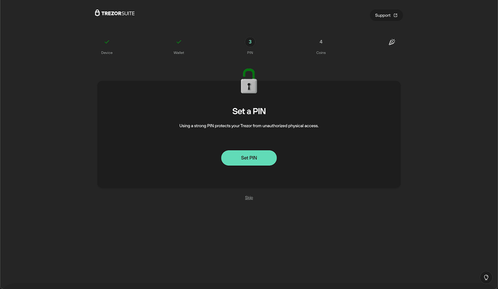 Sau đ&oacute; nhấn &ldquo;Set PIN&rdquo;