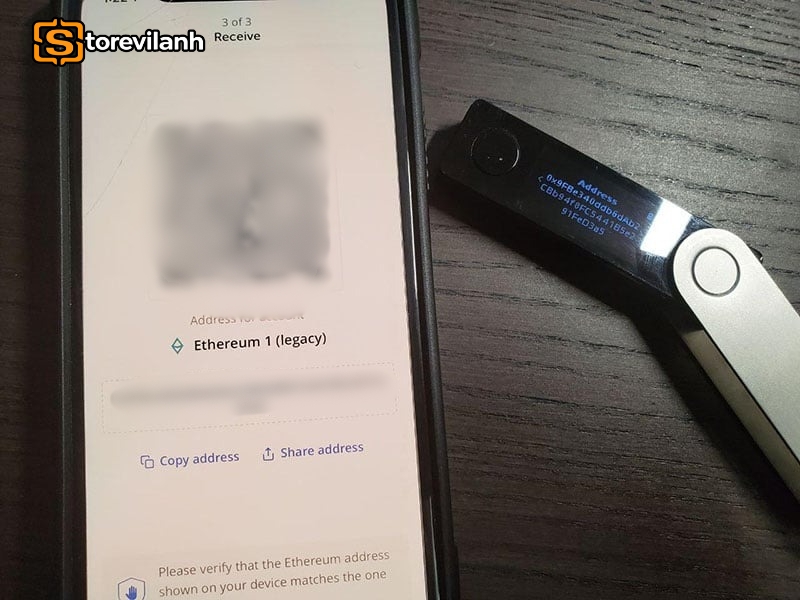 Passphrase tạo t&agrave;i khoản ẩn, địa chỉ mới v&agrave; kh&ocirc;ng gian v&iacute; ri&ecirc;ng tr&ecirc;n c&ugrave;ng Ledger