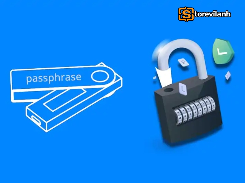 Ledger Passphrase l&agrave; lớp bảo mật n&acirc;ng cao, tạo t&agrave;i khoản ri&ecirc;ng với địa chỉ v&iacute; mới