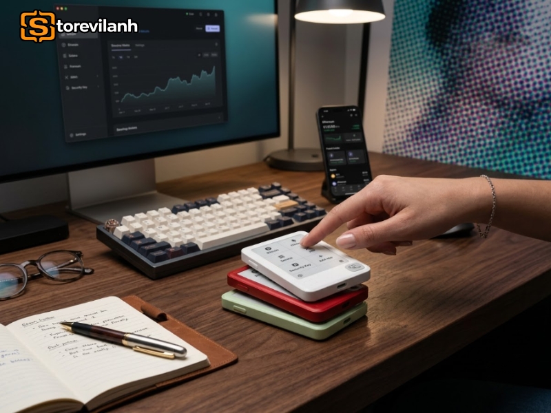 Ledger Nano Gen5 kết hợp Secure Element, Ledger OS v&agrave; Bluetooth, tăng bảo mật c&ugrave;ng t&iacute;nh linh hoạt