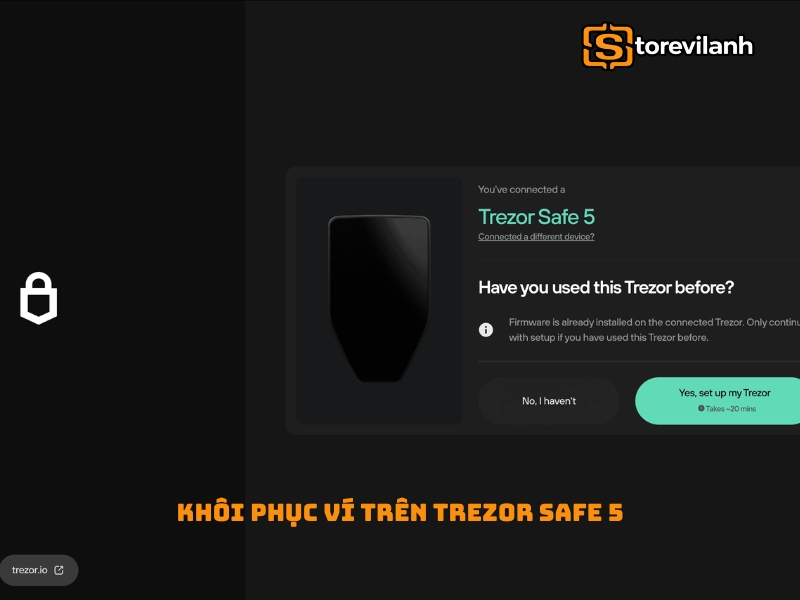 Cách khôi phục ví trên Trezor Safe 5 chi tiết, an toàn