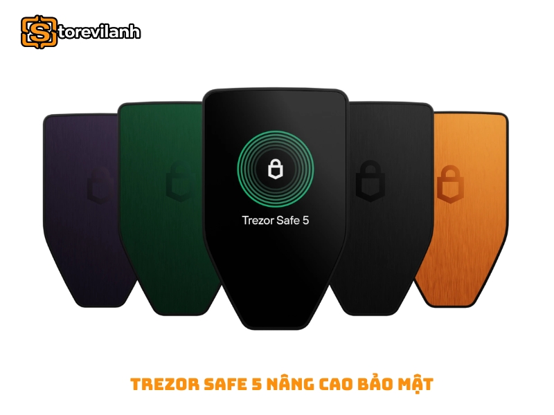 5 cách Trezor Safe 5 nâng cao bảo mật, bảo vệ tài sản
